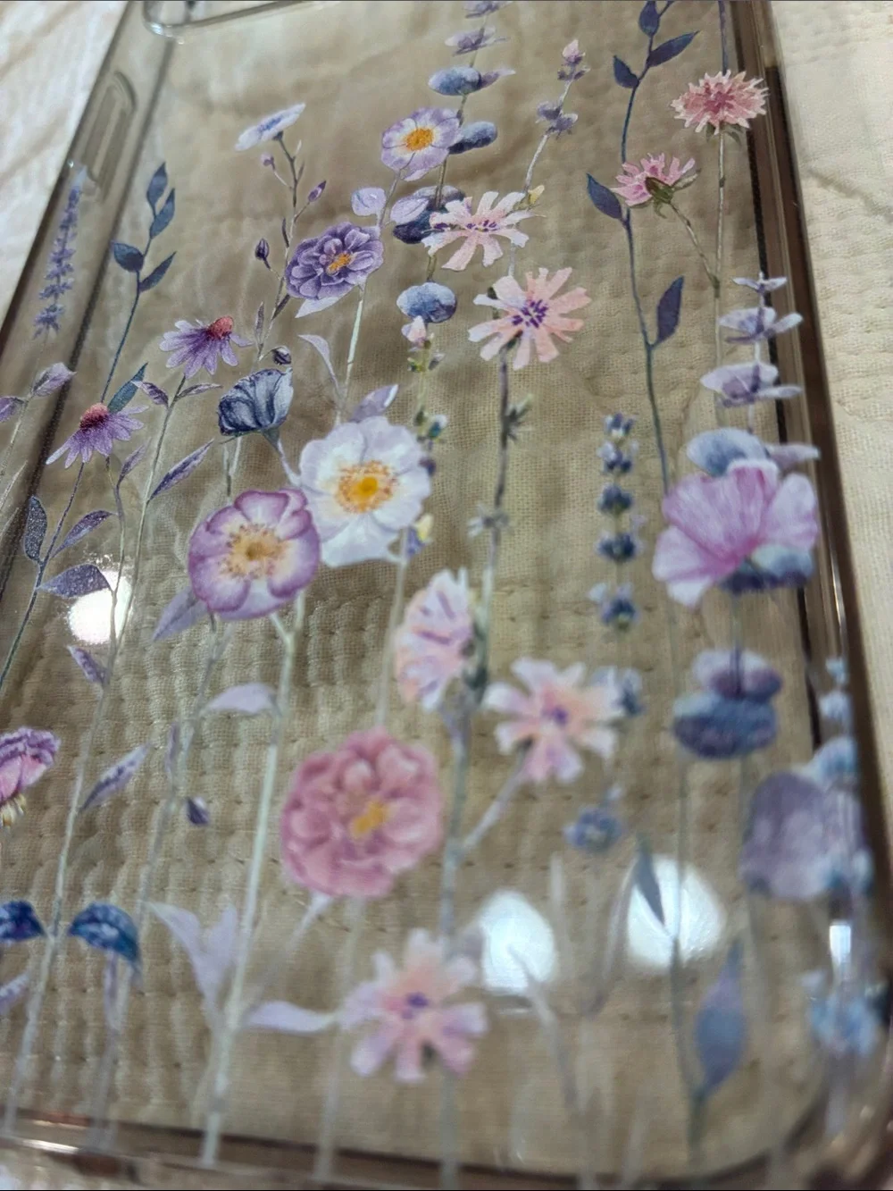 *3 for $10* iPhone 12 or 12 Pro Clear Floral Phone Case